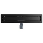 Casa si Gradina - Constructii - Materiale constructii - Sisteme de scurgere - 2 in 1 Drenaj pentru dus Negru 60 cm Otel inoxidabil 304 - Infinity.ro