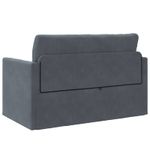 Casa si Gradina - Mobilier - Canapele si coltare - Canapele - Canapea Plianta cu Pat Gri inchis 124 x 71 x 78 cm Catifea - Infinity.ro