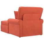 Casa si Gradina - Mobilier - Scaune si fotolii - Fotolii - Fotoliu cu fusta Rosu portocalie 91 x 157 x 91 cm - Infinity.ro