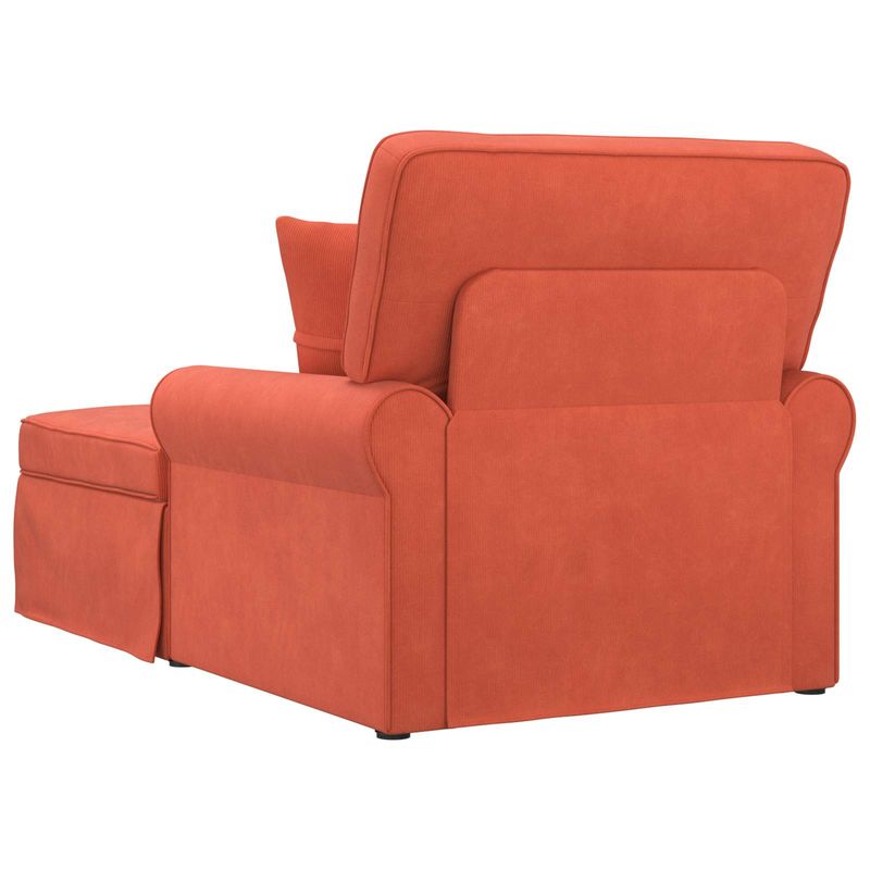 Casa si Gradina - Mobilier - Scaune si fotolii - Fotolii - Fotoliu cu fusta Rosu portocalie 91 x 157 x 91 cm - Infinity.ro