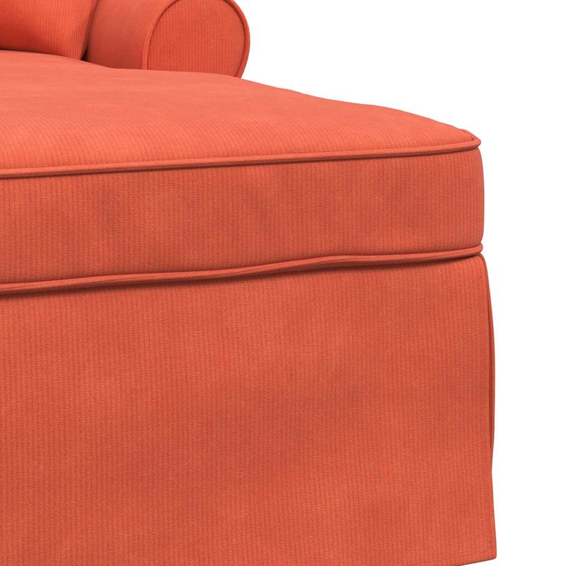 Casa si Gradina - Mobilier - Scaune si fotolii - Fotolii - Fotoliu cu fusta Rosu portocalie 91 x 157 x 91 cm - Infinity.ro