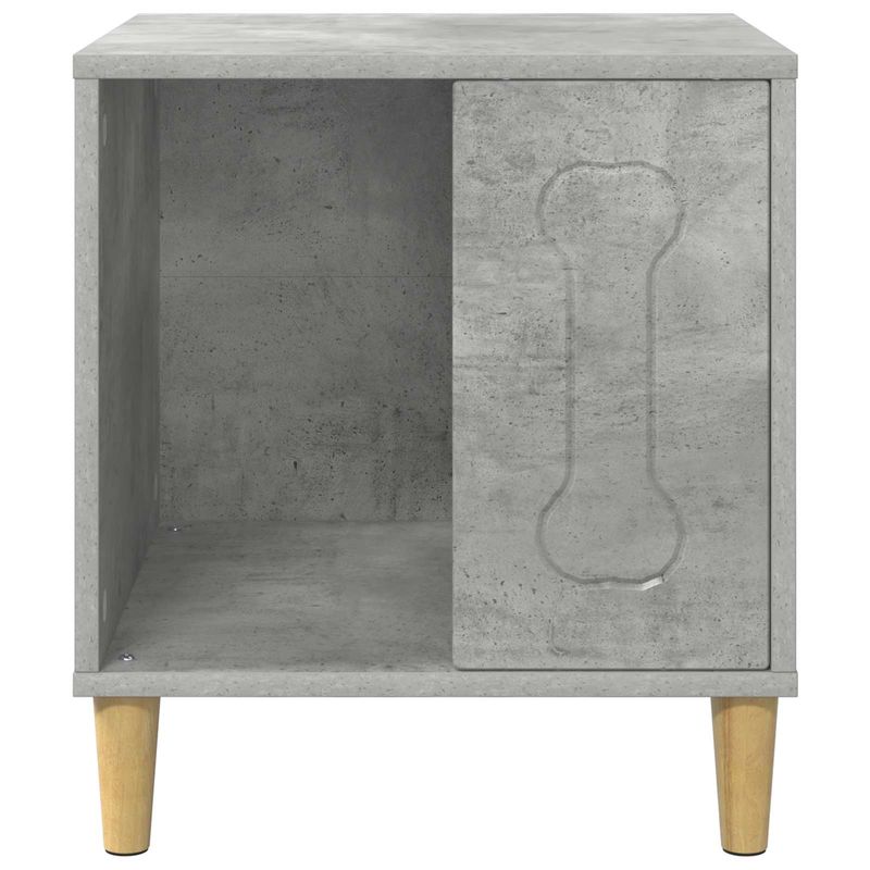 Petshop - Accesorii petshop - Culcusuri si custi - Custi interior si exterior - Casa pentru caini Beton 44 x 42 x 49 cm Lemn compozit - Infinity.ro