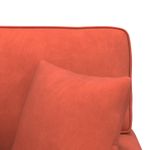 Casa si Gradina - Mobilier - Scaune si fotolii - Fotolii - Fotoliu cu fusta Rosu portocalie 91 x 157 x 91 cm - Infinity.ro