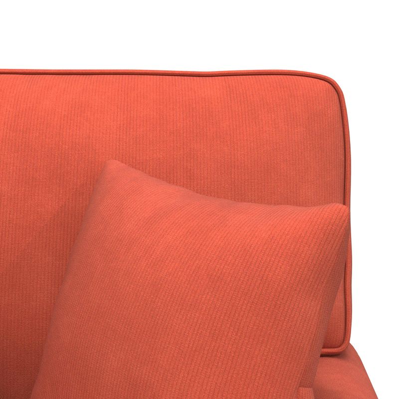 Casa si Gradina - Mobilier - Scaune si fotolii - Fotolii - Fotoliu cu fusta Rosu portocalie 91 x 157 x 91 cm - Infinity.ro