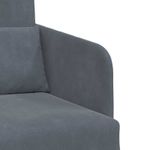 Casa si Gradina - Mobilier - Canapele si coltare - Canapele - Canapea Plianta cu Pat Gri inchis 65 x 80 x 83 cm Catifea - Infinity.ro