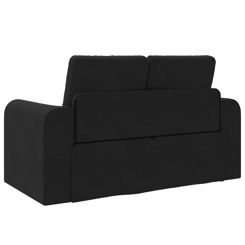 Casa si Gradina - Mobilier - Canapele si coltare - Canapele - Canapea Plianta cu Pat Negru 148 x 71 x 83 cm Catifea - Infinity.ro