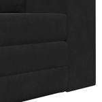 Casa si Gradina - Mobilier - Canapele si coltare - Canapele - Canapea Plianta cu Pat Negru 148 x 71 x 83 cm Catifea - Infinity.ro