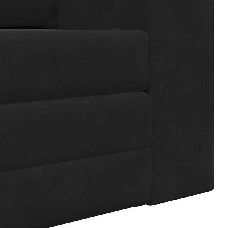 Casa si Gradina - Mobilier - Canapele si coltare - Canapele - Canapea Plianta cu Pat Negru 148 x 71 x 83 cm Catifea - Infinity.ro