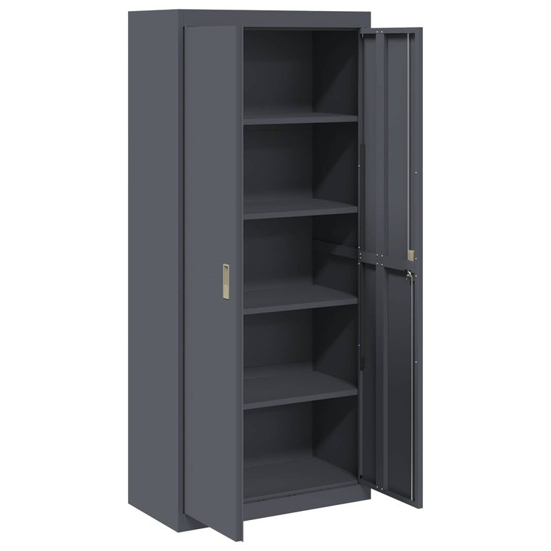 Casa si Gradina - Mobilier - Dulapuri si sifoniere - Dulapuri - Dulap de depozitare 2 pcs Antracit 80 x 40 x 180 cm - Infinity.ro