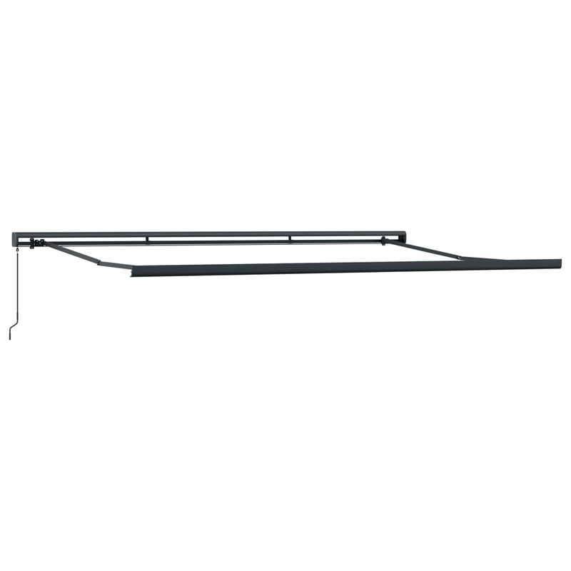 Casa si Gradina - Gradina si terasa - Umbrele si pavilioane - Pavilioane - Cortina Retractabila Manual Alb 4 ×3 m Panza - Infinity.ro