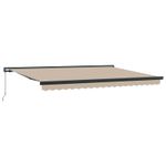 Casa si Gradina - Gradina si terasa - Umbrele si pavilioane - Pavilioane - Cortina Retractabila Manual Bej 4 ×3 m Panza - Infinity.ro