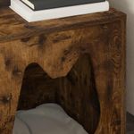 Petshop - Accesorii petshop - Jucarii animale - Ansambluri de joaca - Casa pentru pisici Stejar fumuriu 42,5 x 40 x 53,5 cm - Infinity.ro