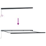 Casa si Gradina - Gradina si terasa - Umbrele si pavilioane - Pavilioane - Cortina Retractabila Manual Alb 4 ×3 m Panza - Infinity.ro