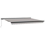 Casa si Gradina - Gradina si terasa - Umbrele si pavilioane - Pavilioane - Cortina Retractabila Manual Gri deschis 4 ×3 m Panza - Infinity.ro