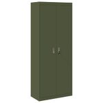 Casa si Gradina - Mobilier - Dulapuri si sifoniere - Dulapuri - Dulap de depozitare 2 pcs Verde masliniu 80 x 40 x 200 cm - Infinity.ro