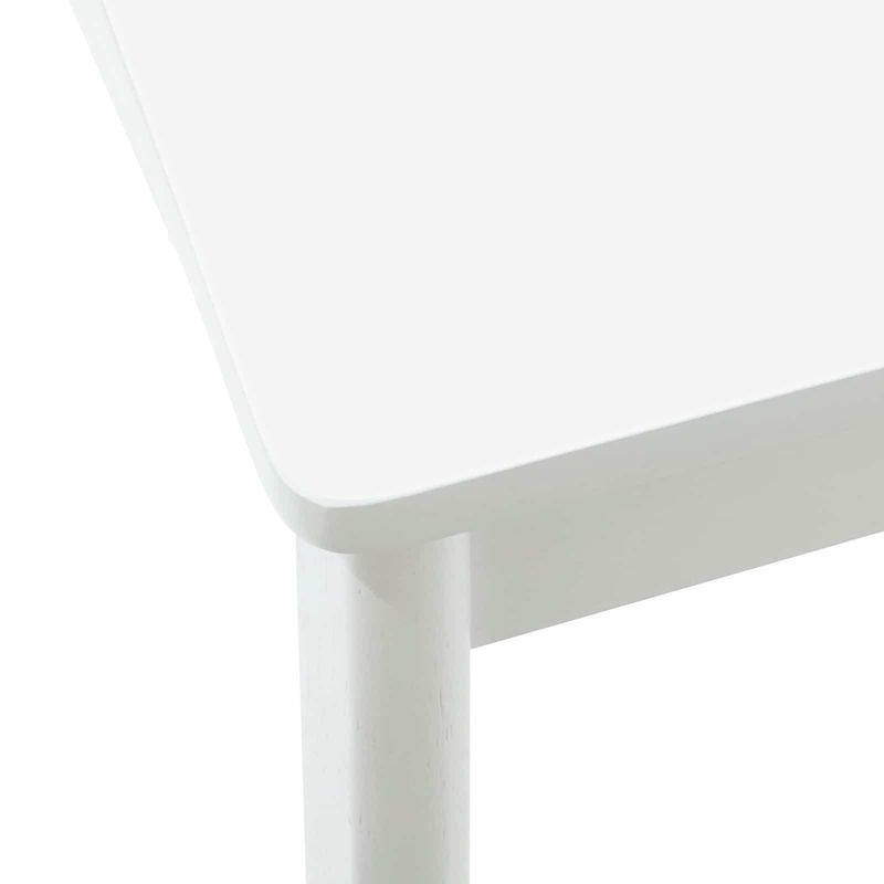 Casa si Gradina - Mobilier - Scaune si fotolii - Scaune - Scaun de sufragerie 2 pcs Alb si Alb Lemn Solid de Cauciuc - Infinity.ro