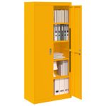 Casa si Gradina - Mobilier - Dulapuri si sifoniere - Dulapuri - Dulap de depozitare 2 pcs Galben mustar 80 x 40 x 180 cm - Infinity.ro
