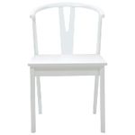 Casa si Gradina - Mobilier - Scaune si fotolii - Scaune - Scaun de sufragerie 2 pcs Alb si Alb Lemn Solid de Cauciuc - Infinity.ro