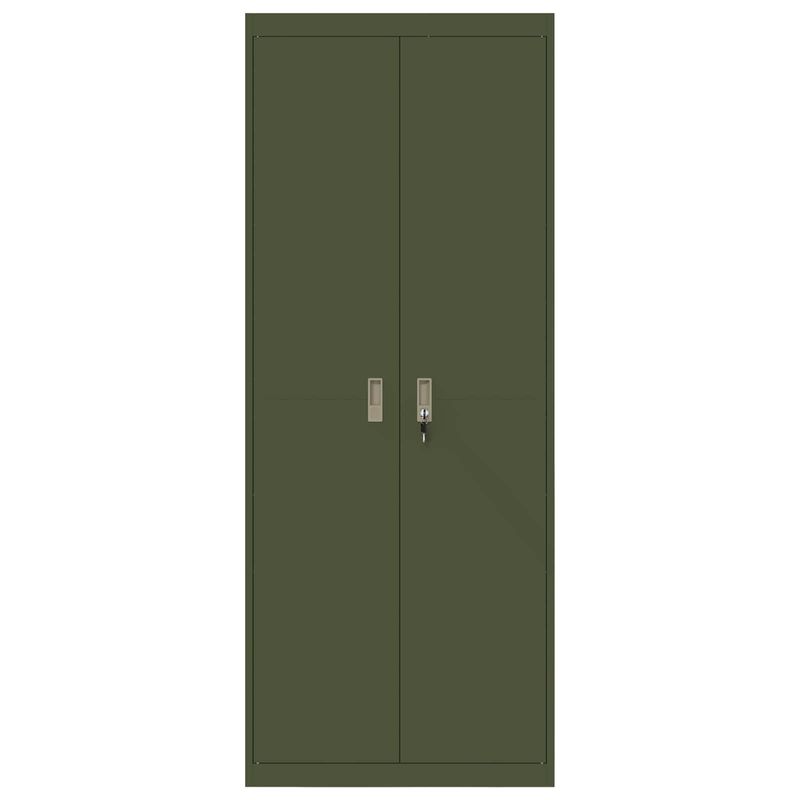 Casa si Gradina - Mobilier - Dulapuri si sifoniere - Dulapuri - Dulap de depozitare 2 pcs Verde masliniu 80 x 40 x 200 cm - Infinity.ro