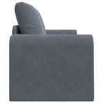 Casa si Gradina - Mobilier - Canapele si coltare - Canapele - Canapea Plianta cu Pat Gri inchis 148 x 71 x 83 cm Catifea - Infinity.ro