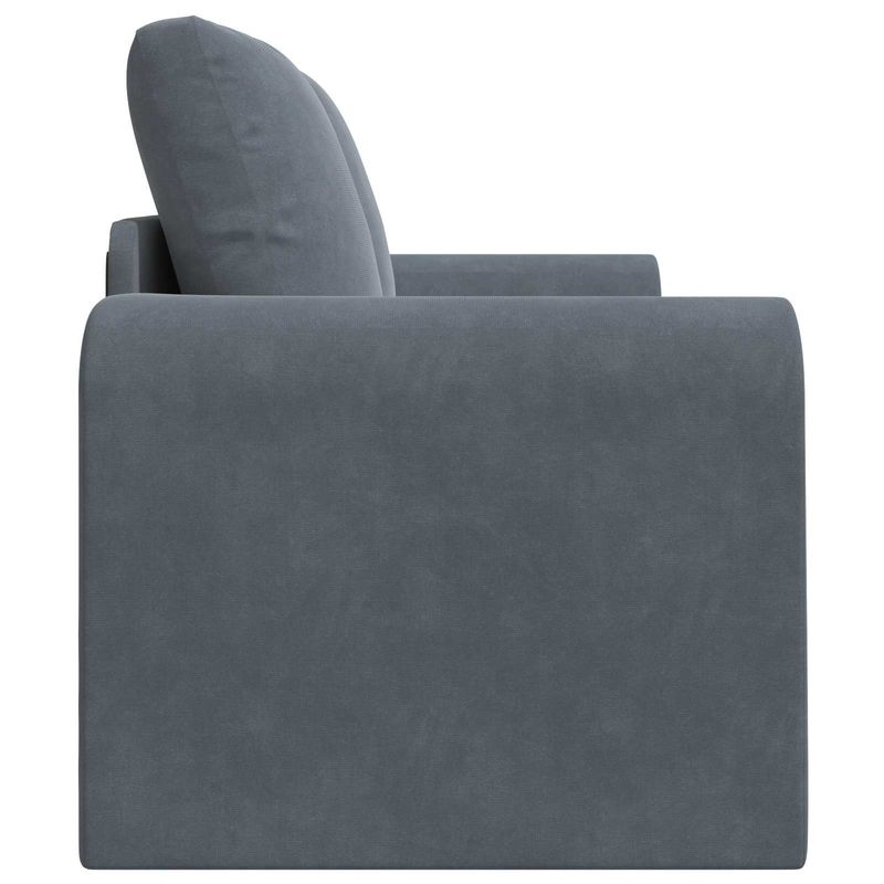 Casa si Gradina - Mobilier - Canapele si coltare - Canapele - Canapea Plianta cu Pat Gri inchis 148 x 71 x 83 cm Catifea - Infinity.ro