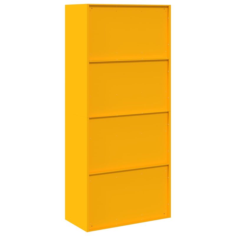 Casa si Gradina - Mobilier - Dulapuri si sifoniere - Dulapuri - Dulap de depozitare 2 pcs Galben mustar 80 x 40 x 180 cm - Infinity.ro
