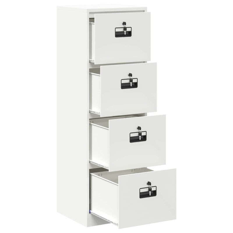 Casa si Gradina - Mobilier - Dulapuri si sifoniere - Dulapuri - Dulap de depozitare cu depozitare 2 pcs Alb 80 x 40 x 200 cm - Infinity.ro