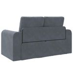 Casa si Gradina - Mobilier - Canapele si coltare - Canapele - Canapea Plianta cu Pat Gri inchis 148 x 71 x 83 cm Catifea - Infinity.ro