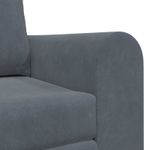 Casa si Gradina - Mobilier - Canapele si coltare - Canapele - Canapea Plianta cu Pat Gri inchis 148 x 71 x 83 cm Catifea - Infinity.ro
