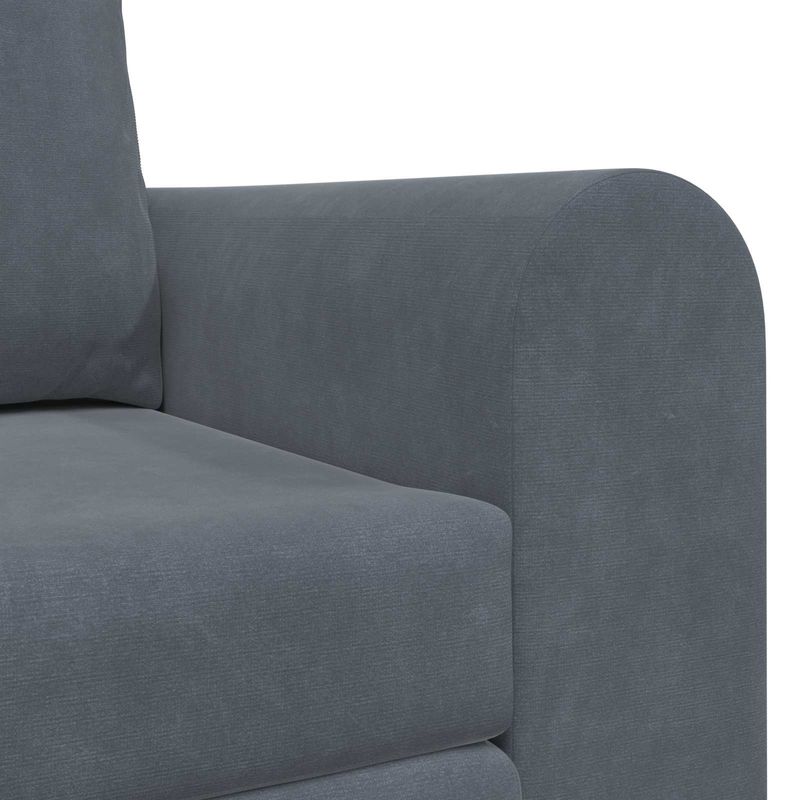 Casa si Gradina - Mobilier - Canapele si coltare - Canapele - Canapea Plianta cu Pat Gri inchis 148 x 71 x 83 cm Catifea - Infinity.ro