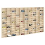 Casa si Gradina - Mobilier - Biblioteci si rafturi - Rafturi - Dulap de afisare pe perete cu raft Bej 98 x 4,5 x 55 cm Lemn compozit - Infinity.ro