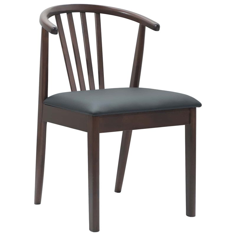Casa si Gradina - Mobilier - Scaune si fotolii - Scaune - Scaun de sufragerie 2 pcs Maro deschis si negru - Infinity.ro