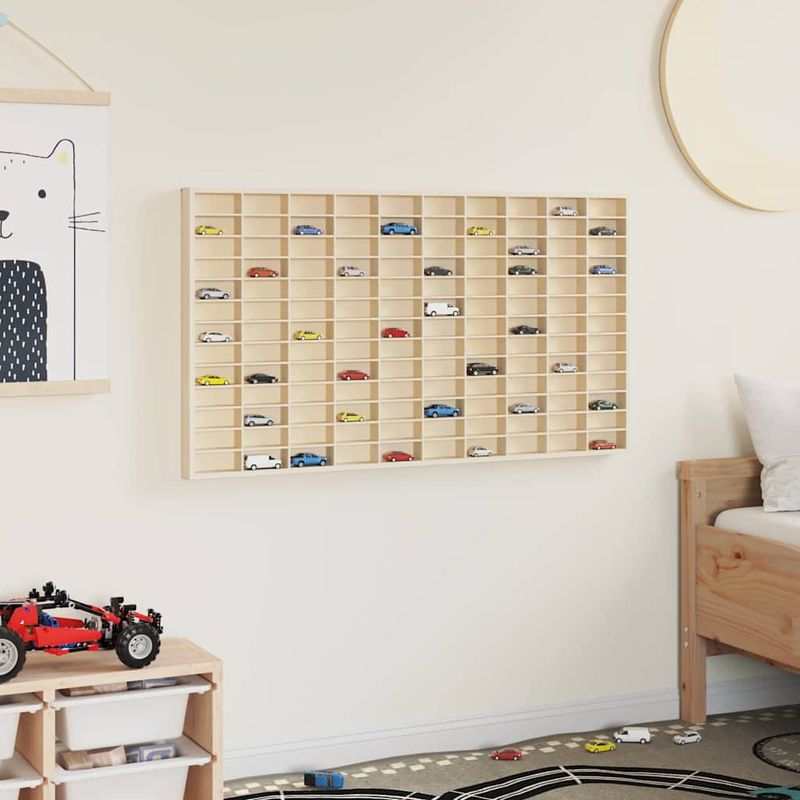 Casa si Gradina - Mobilier - Biblioteci si rafturi - Rafturi - Dulap de afisare pe perete cu raft Bej 98 x 4,5 x 55 cm Lemn compozit - Infinity.ro