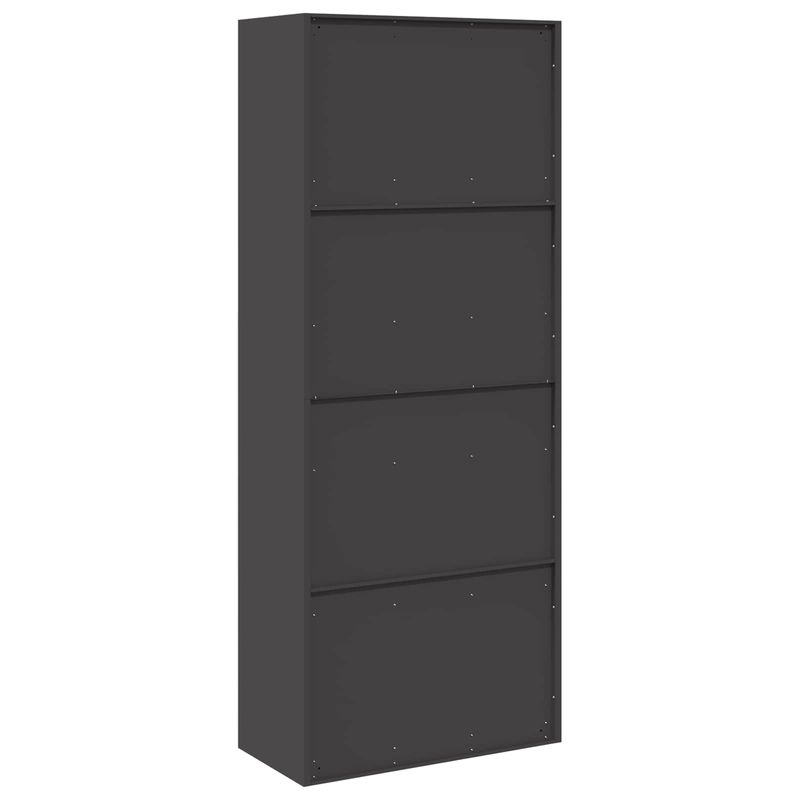 Casa si Gradina - Mobilier - Dulapuri si sifoniere - Dulapuri - Dulap de depozitare cu depozitare 2 pcs Negru 80 x 40 x 200 cm - Infinity.ro