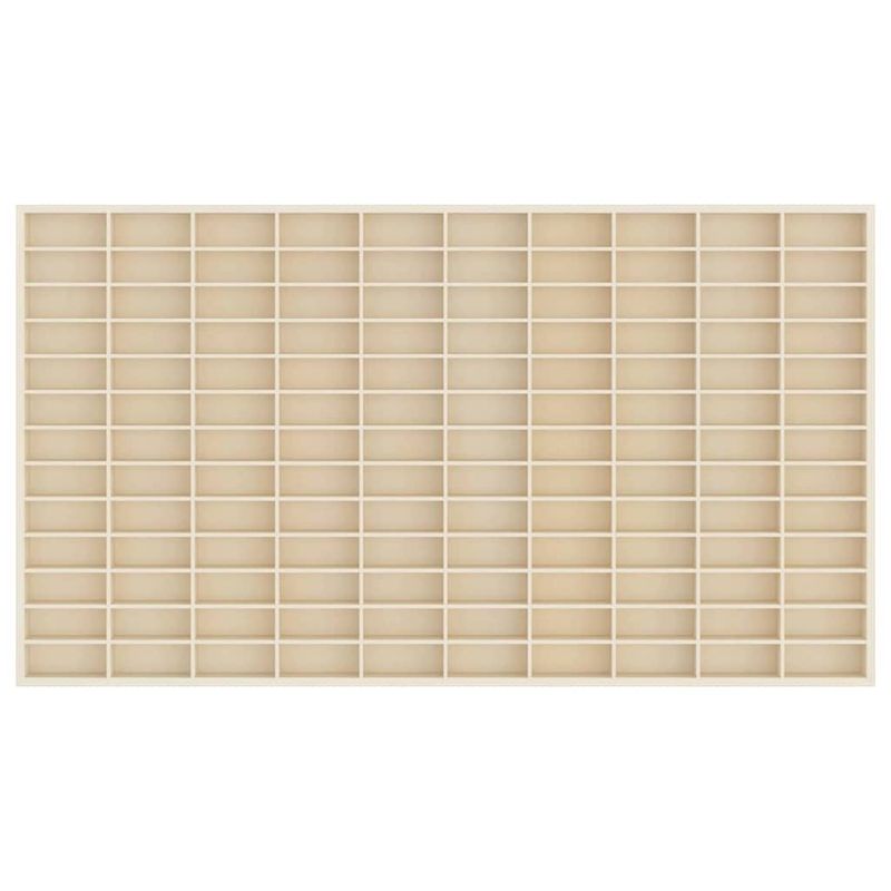 Casa si Gradina - Mobilier - Biblioteci si rafturi - Rafturi - Dulap de afisare pe perete cu raft Bej 98 x 4,5 x 55 cm Lemn compozit - Infinity.ro