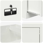 Casa si Gradina - Mobilier - Dulapuri si sifoniere - Dulapuri - Dulap de depozitare cu depozitare 2 pcs Negru 80 x 40 x 200 cm - Infinity.ro