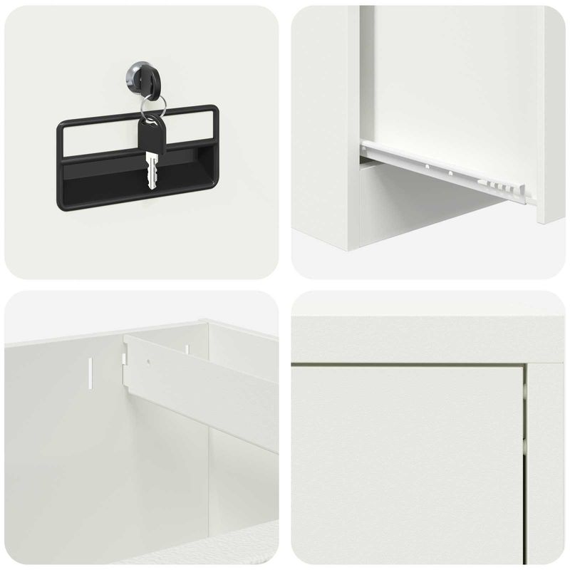 Casa si Gradina - Mobilier - Dulapuri si sifoniere - Dulapuri - Dulap de depozitare cu depozitare 2 pcs Negru 80 x 40 x 200 cm - Infinity.ro