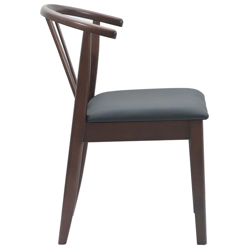 Casa si Gradina - Mobilier - Scaune si fotolii - Scaune - Scaun de sufragerie 2 pcs Maro deschis si negru - Infinity.ro