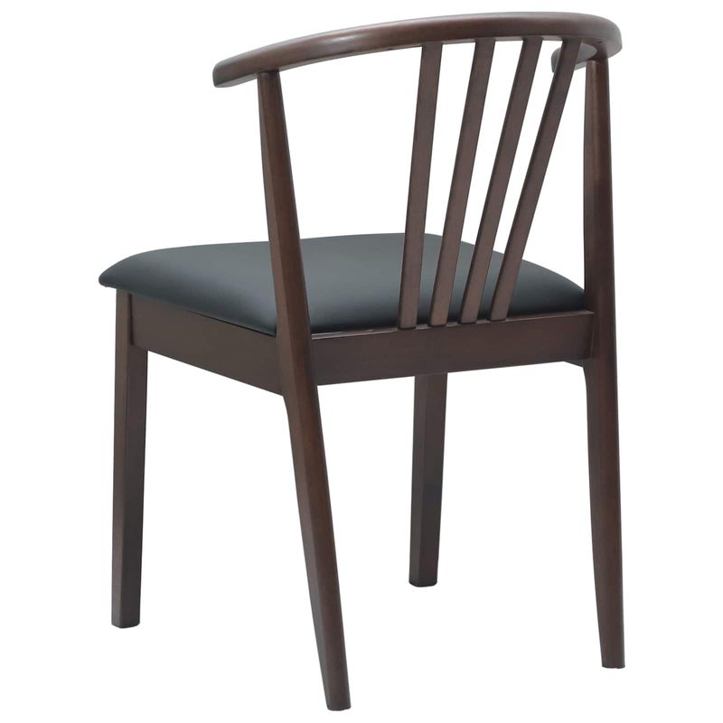 Casa si Gradina - Mobilier - Scaune si fotolii - Scaune - Scaun de sufragerie 2 pcs Maro deschis si negru - Infinity.ro