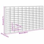 Casa si Gradina - Mobilier - Biblioteci si rafturi - Rafturi - Dulap de afisare pe perete cu raft Bej 98 x 4,5 x 55 cm Lemn compozit - Infinity.ro