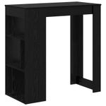 Casa si Gradina - Mobilier - Mese si birouri - Mese bucatarie si dining - Masa de bar Stejar Negru 102 x 50 x 103,5 cm Lemn compozit - Infinity.ro