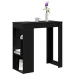 Casa si Gradina - Mobilier - Mese si birouri - Mese bucatarie si dining - Masa de bar Stejar Negru 102 x 50 x 103,5 cm Lemn compozit - Infinity.ro