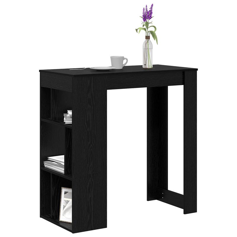 Casa si Gradina - Mobilier - Mese si birouri - Mese bucatarie si dining - Masa de bar Stejar Negru 102 x 50 x 103,5 cm Lemn compozit - Infinity.ro