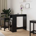 Casa si Gradina - Mobilier - Mese si birouri - Mese bucatarie si dining - Masa de bar Stejar Negru 101 x 40 x 103,5 cm Lemn compozit - Infinity.ro