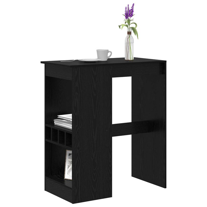 Casa si Gradina - Mobilier - Mese si birouri - Mese bucatarie si dining - Masa de bar Stejar Negru 90 x 47.5 x 103.5 cm Lemn compozit - Infinity.ro
