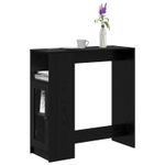 Casa si Gradina - Mobilier - Mese si birouri - Mese bucatarie si dining - Masa de bar Stejar Negru 101 x 40 x 103,5 cm Lemn compozit - Infinity.ro