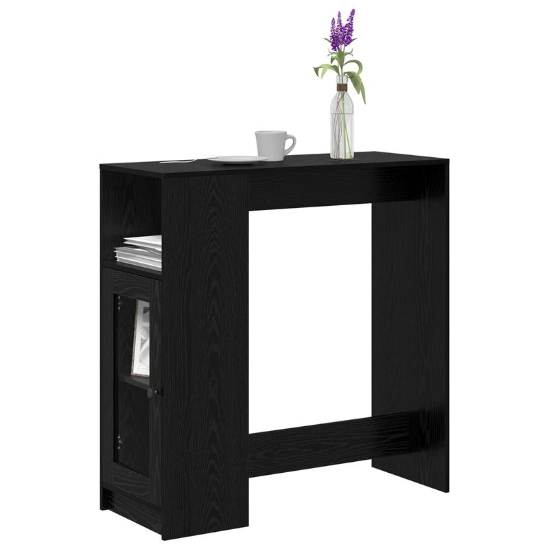 Casa si Gradina - Mobilier - Mese si birouri - Mese bucatarie si dining - Masa de bar Stejar Negru 101 x 40 x 103,5 cm Lemn compozit - Infinity.ro