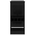 Casa si Gradina - Mobilier - Mese si birouri - Mese bucatarie si dining - Masa de bar Stejar Negru 90 x 47.5 x 103.5 cm Lemn compozit - Infinity.ro