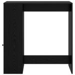 Casa si Gradina - Mobilier - Mese si birouri - Mese bucatarie si dining - Masa de bar Stejar Negru 101 x 40 x 103,5 cm Lemn compozit - Infinity.ro