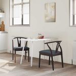 Casa si Gradina - Mobilier - Scaune si fotolii - Scaune - Scaun de sufragerie 2 pcs Maro deschis si negru - Infinity.ro